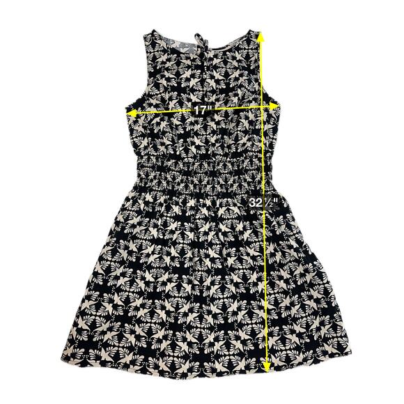 NWT Universal Thread Black/Cream Floral Smocked Waist Sundress Womens Size Small - Picture 12 of 12